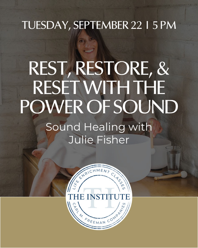 Rest, Restore, & Reset with the Power of Sound